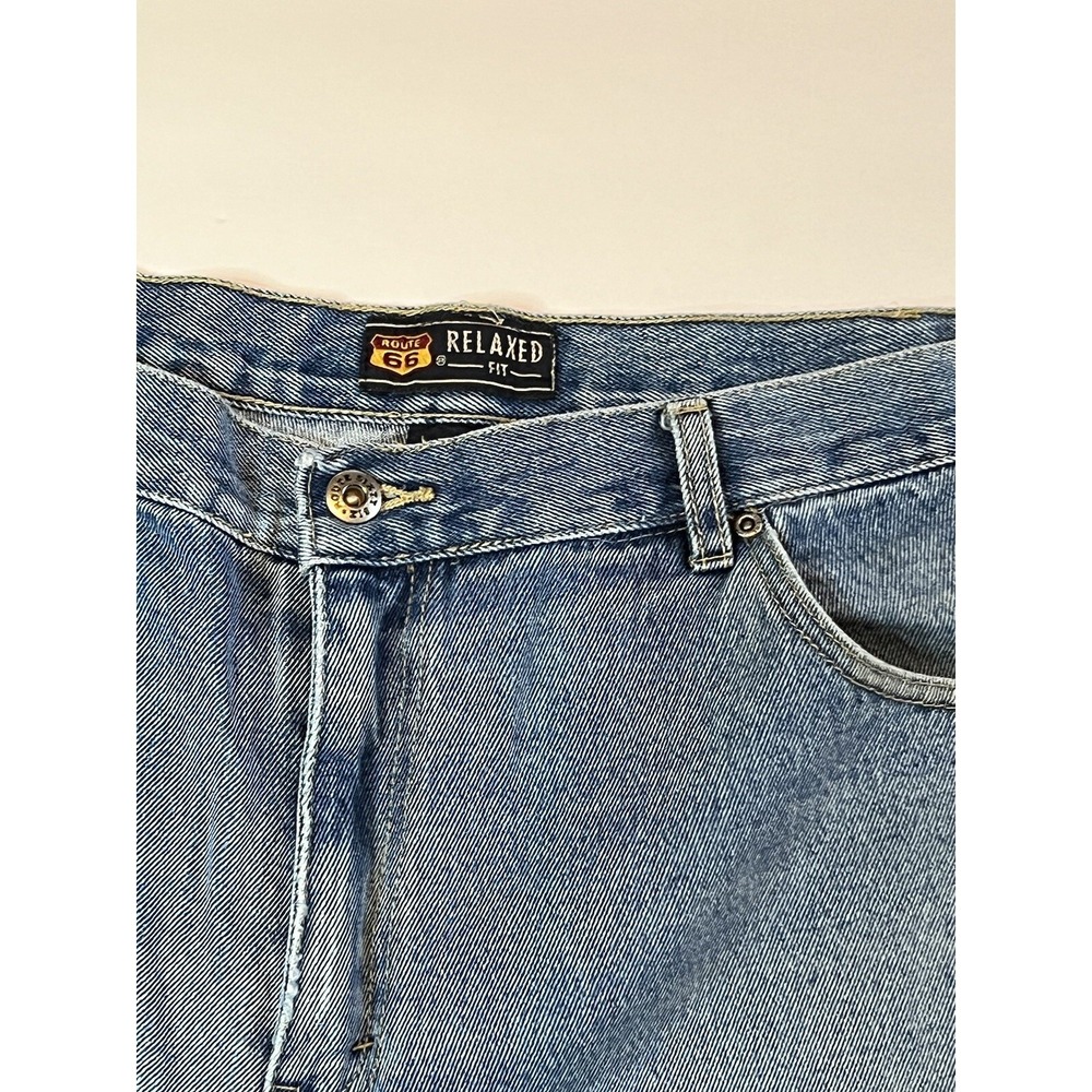 Route 66 relaxed fit cut off shorts custom frayed size 40 100% cotton BR - Picture 4 of 9